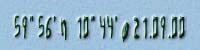 til 59 56' N  10 44'  21.09.00