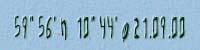 til 59 56' N  10 44'  21.09.00
